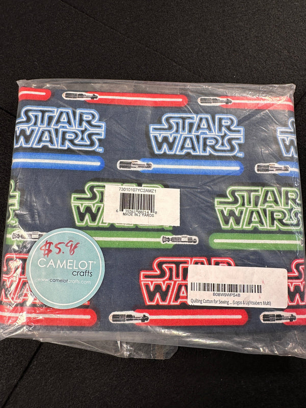 Star Wars Cotton Fabric - 2 Yard Precut $5.98 each - 100% Cotton Fabric