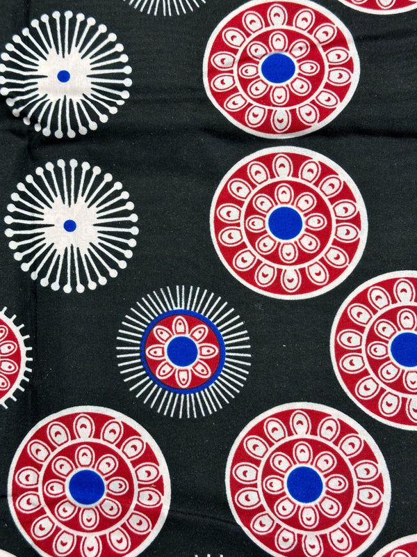 Super Novela African Prints - Wax Block Prints Cotton Fabric - 44" wide - 100% Cotton