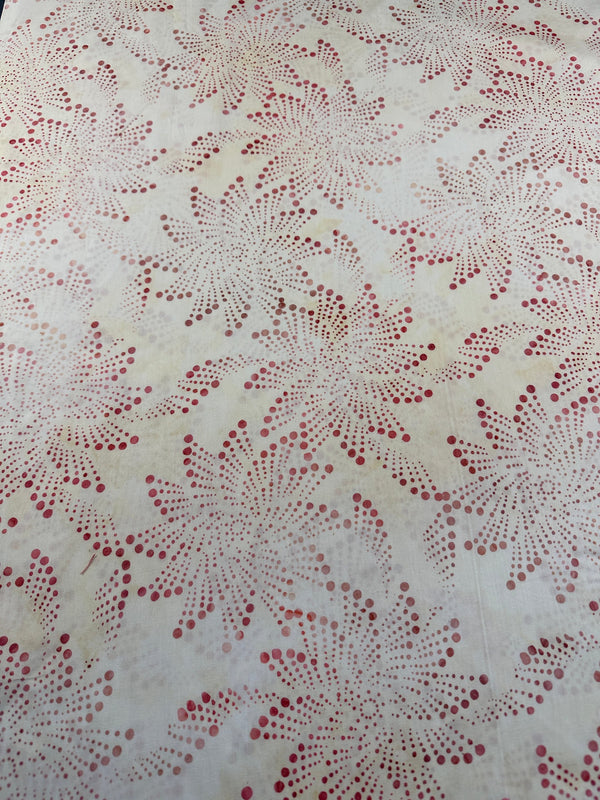 Tonga Raspberry Batik Cotton - 44/45" Wide - 100% Cotton Fabric