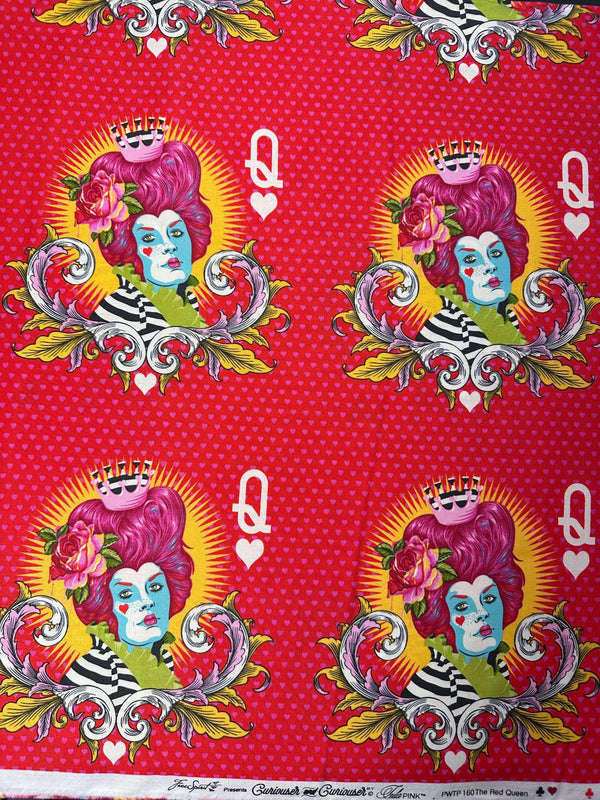 Tula Pink - The Red Queen - Wonder - Cotton Fabric - 44/45" Wide - 100% Cotton