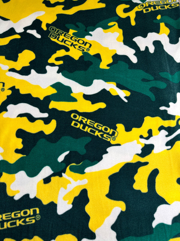 University of Oregon Ducks - Fleece Fabric - 58/60" Wide