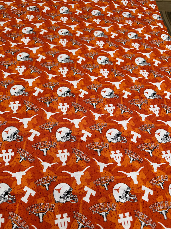 University of Texas Longhorns - 44/45" Wide - 100% Cotton