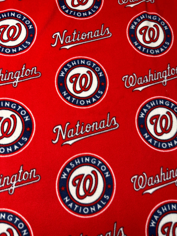 Washington Nationals - MLB Fleece Fabric - 58/60" Wide