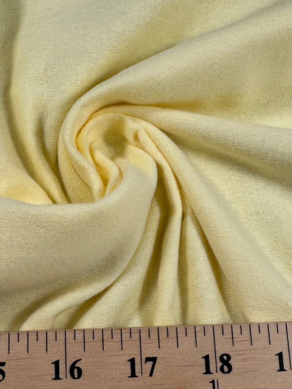 Yellow Flannel - Cotton Flannel Fabric -  44/45" Wide - 100% Cotton