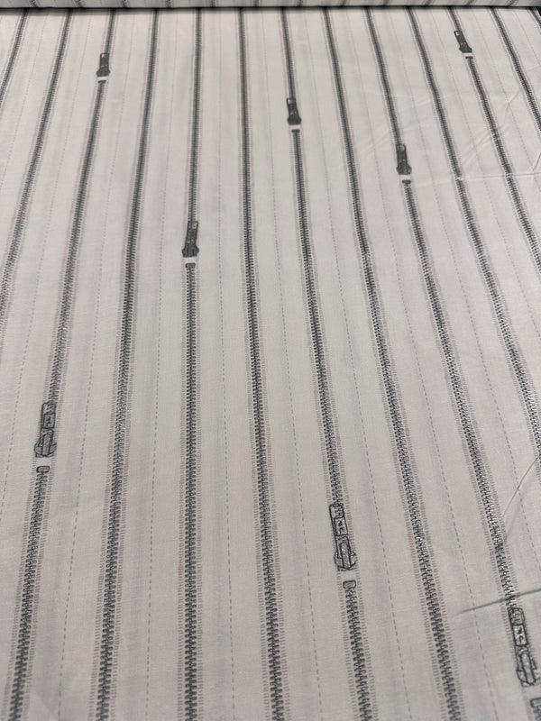 Zippers - Cotton Fabric - 44/45" Wide - 100% Cotton - AI2